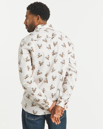 Joe Browns Christmas Reindeer Shirt Long