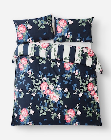 Joanna Hope Ascott Floral Stripe Duvet Cover Set
