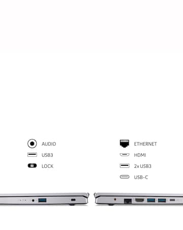 Acer Aspire 3 Laptop - 15.6in FHD AMD Ryzen 5 8GB 256GB