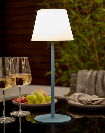 Indoor/Outdoor Dimming Rechargeable Lamp Teal