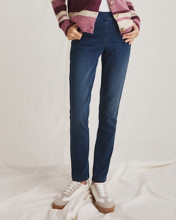 Julipa Pull On Slim Leg Jeggings Short