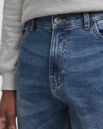 Stonewash Slim Fit Stretch Jeans