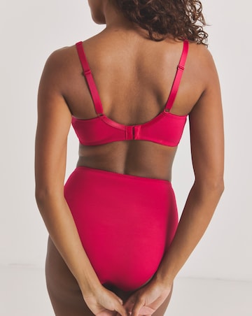 Pretty Secrets (2 Pack) New Sarah Cotton Full Fit Brief Knickers Navy/Red