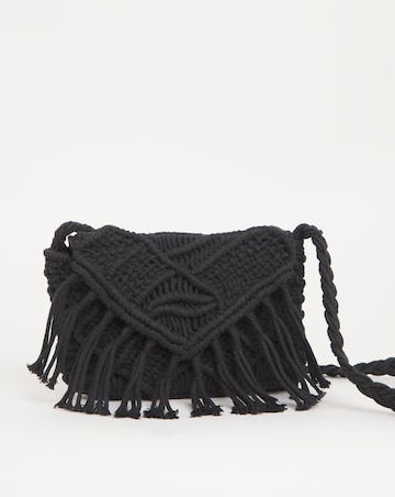 Macrame Crossbody Bag
