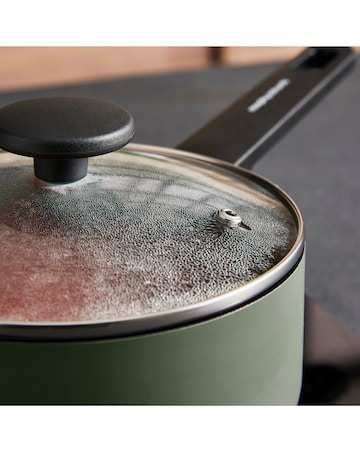 Morphy Richards Recycled Aluminium Green 5 Piece Pan Set