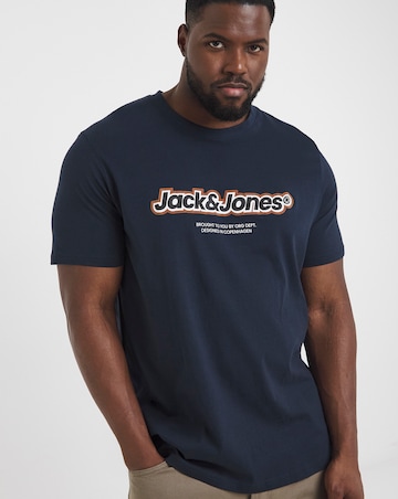 Jack & Jones Vesterbro Logo T-Shirt - Navy