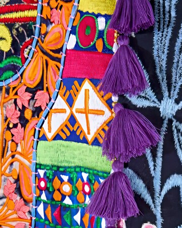 Joe Browns Ibiza Town Patchwork Tote Bag