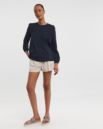 Navy Ladder Insert Top