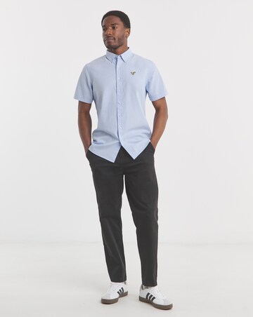 Voi Plain Oxford Short Sleeve Shirt Long