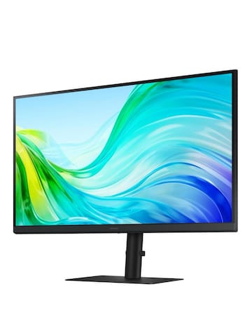 Samsung 27in ViewFinity S6 S61F 100Hz QHD Height Adjust Monitor - Black