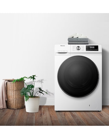 Hisense WFQA1014EVJM 10kg Washing Machine, A rated, 1400rpm Spin