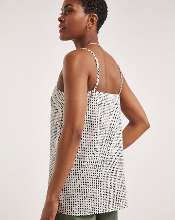 Mono Print Strappy Cami