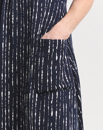 Julipa V Neck Pocket Midi Dress