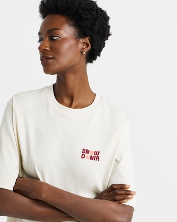 Snowdonia Floral Graphic Oversized T-Shirt