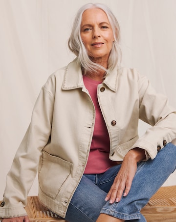 Julipa Blanket Stitch Denim Jacket