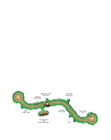 Peppa Pig Whizz-Around - Clickety-Clack Train Set