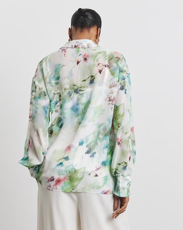 Joanna Hope Printed Chiffon Shirt
