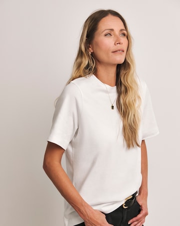 Anthology White Crew Neck Short Sleeve T-Shirt