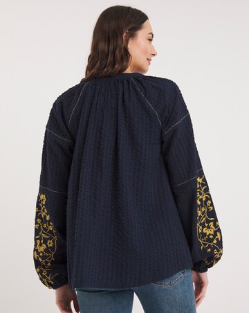 Julipa Embroidered Sleeve Blouse