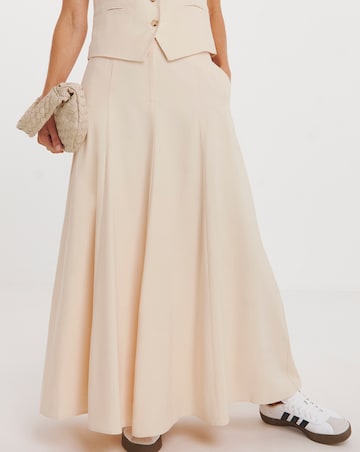 Washed Textured Full Skirt