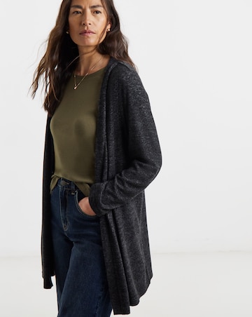 Soft Touch Ribbed Cardigan