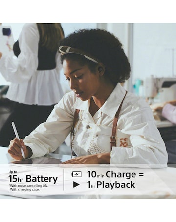 Sony WF-C700N True Wireless Noise Cancelling Earbuds - Black