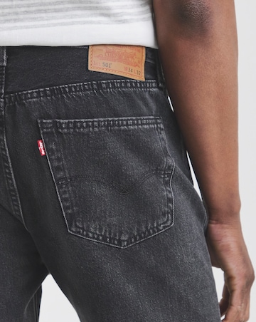 Levi's 501 Original Straight Fit Jean - Worn Black