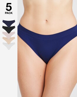 Dorina Rosanne 5 Pack Seamfree Knicker Multi