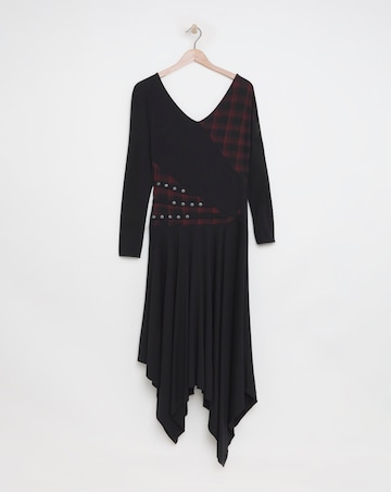 Joe Browns Black Cut Out Check It Out Jersey Dress