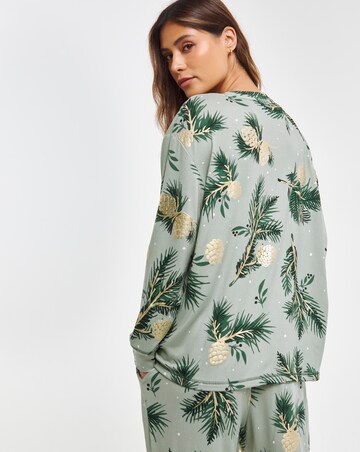 Supersoft Christmas Foil Print Twosie