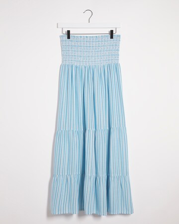 Dobby Bandeau Beach Dress