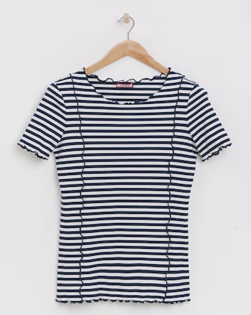 Joe Browns Simply Stripe Rib Jersey Tee