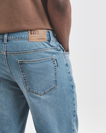 Union Straight Fit Stretch Jeans Light Wash