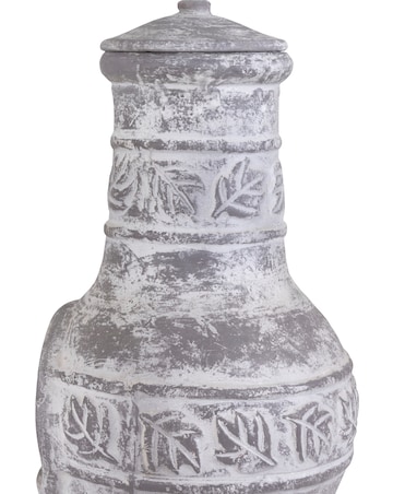 Charles Bentley Acopulco Grey Clay Chiminea