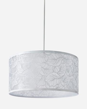Metal Leaf Pattern Pendant Shade 40cm