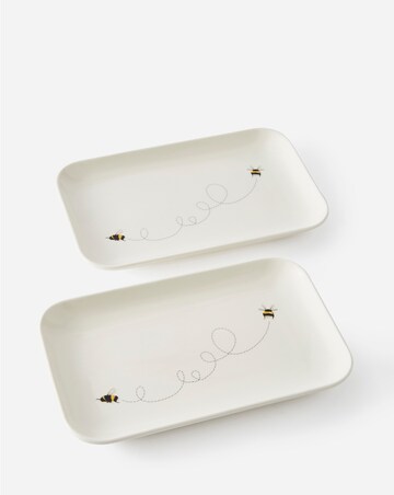 Julipa Bee Set of 2 Platters
