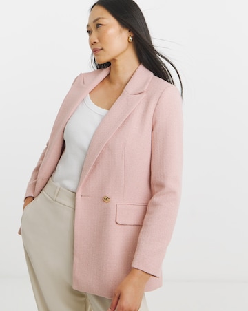 Boucle Double Breasted Blazer