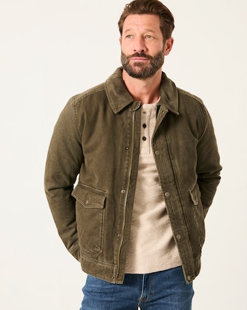 FatFace Warton Jacket (Regular & Tall) - Khaki