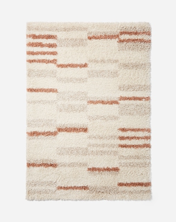 Nomad Shaggy Striped Cosy Rug