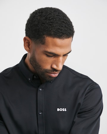 BOSS Long Sleeve Motion Shirt - Dark Blue