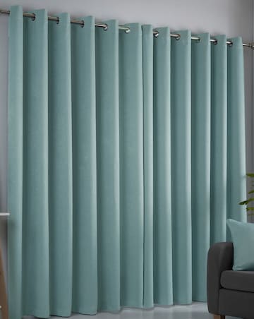 Fusion Strata Light Filtering Eyelet Curtains