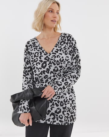 Soft Touch V-Neck Longline Top