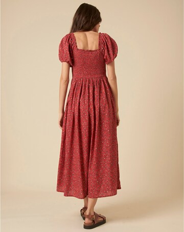 Nobody's Child Tasmin Midi Dress Ina Ditsy Red