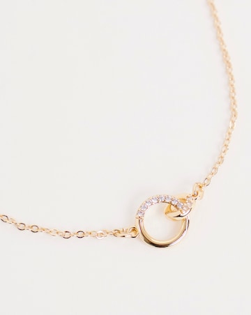 Gold Necklace With Gift Box