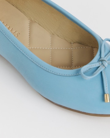 Eliza Basic Leather Ballerina - Wide Fit (E)