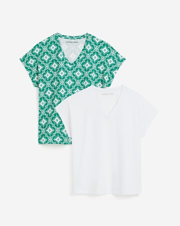 2 Pack V Neck Short Sleeve T-Shirt