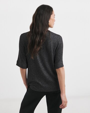 Black Soft Touch Boxy T-Shirt