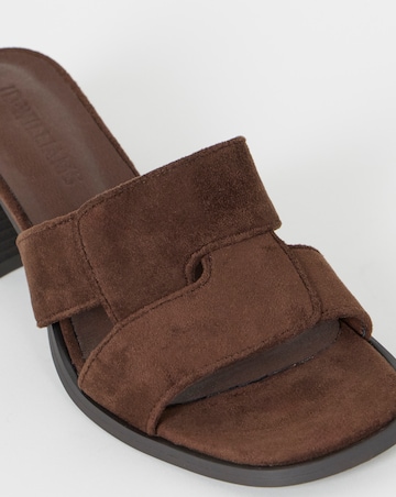 Raye Low Block Heel Woven Mules - Extra Wide Fit (EEE)