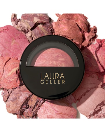 Laura Geller Baked Blush-n-Brighten Marbleized Blush - Coral Cove