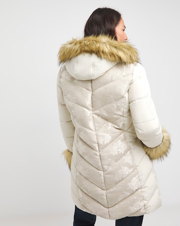 Joe Browns Fur Trim Puffer Coat